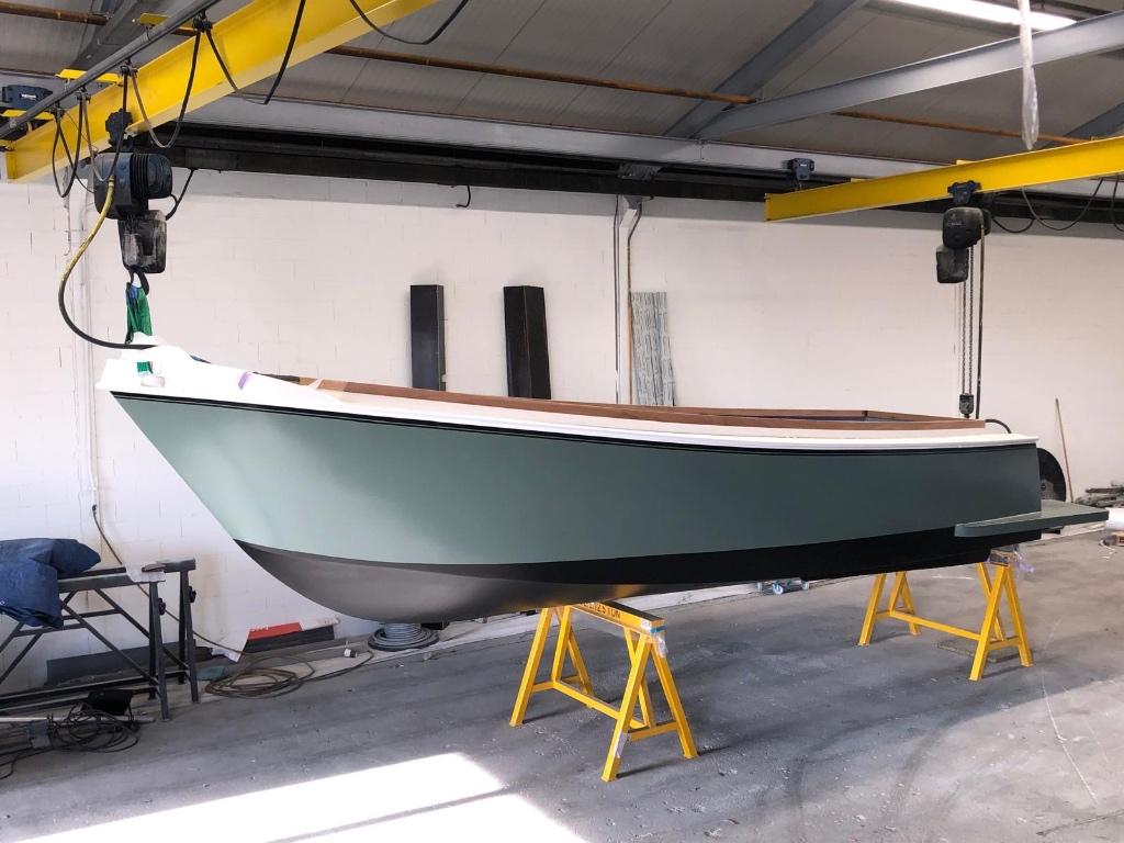 Boot unieke perenboom sloep, Watersport en Boten, Ophalen, Kussenset, Gebruikt, Staal