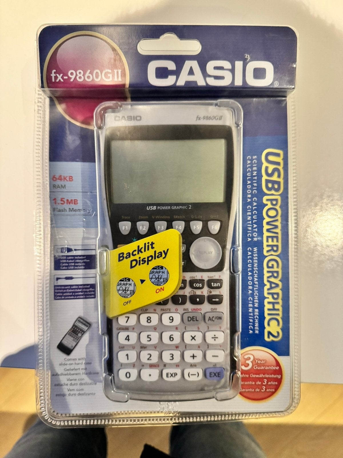 Casio grafische rekenmachine FX9860GII, Ophalen of Verzenden, Grafische rekenmachine, Zo goed als nieuw