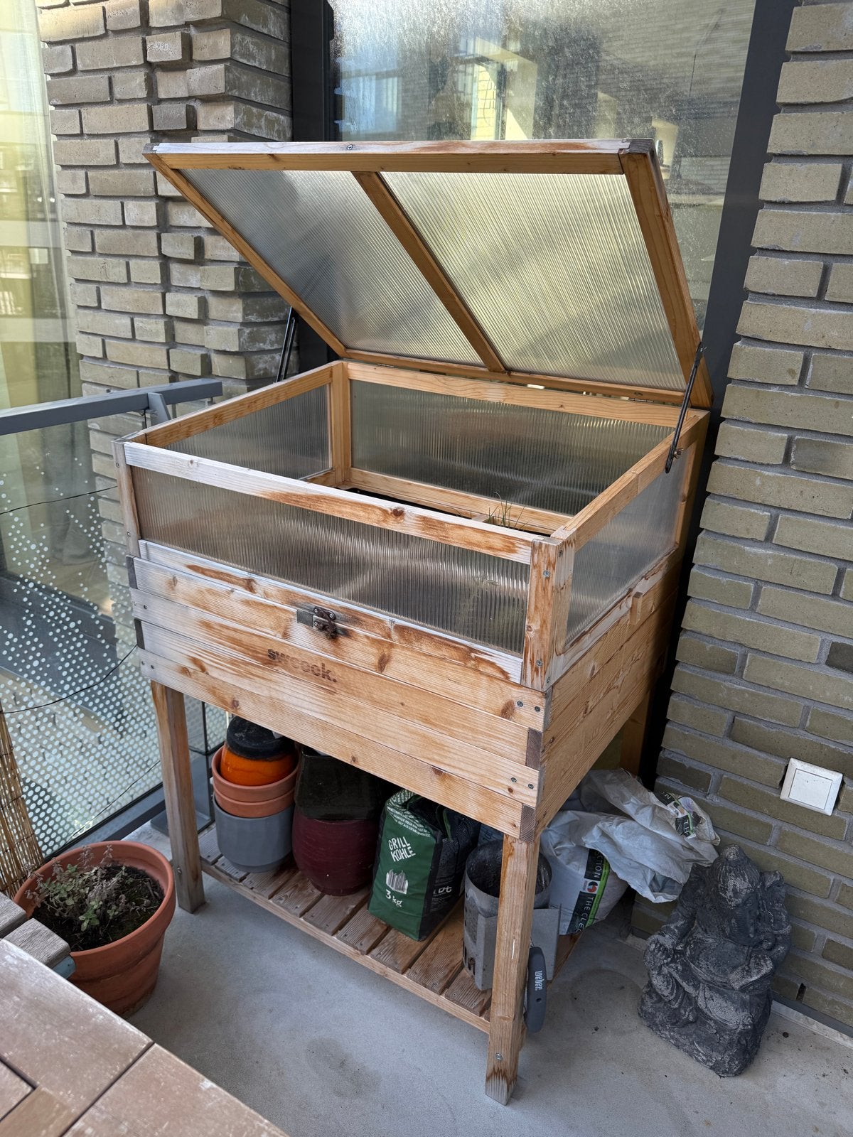 Sweeek Kweekkas/Moestuin, Ophalen, Overige materialen, Kweekkas, Polycarbonaat