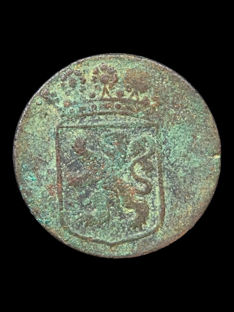 VOC Duit Holland 1735, Vóór koninkrijk, Zilver, Losse munt, Overige waardes