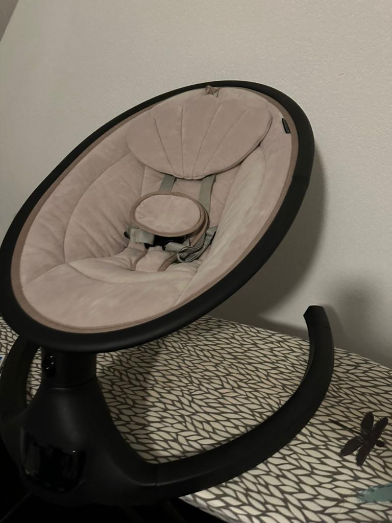 Automatische Wipstoel met Afstandsbediening en Muziek, Kinderen en Baby's, Wipstoeltjes, Verstelbaar, Wipstoel, Zo goed als nieuw