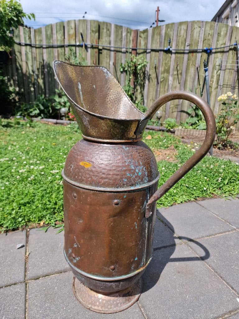 Koperen parapluhouder, Antiek en Kunst, Ophalen, Koper of Brons