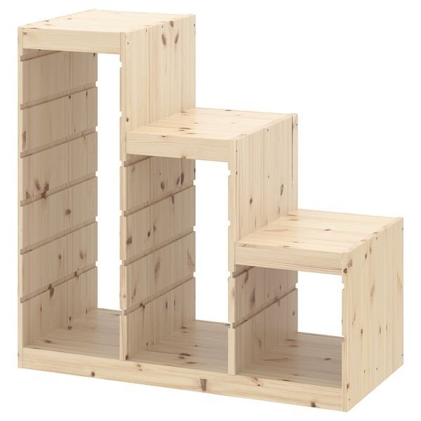 GEZOCHT Ikea trofast grenen opbergkast met bakken, Ophalen