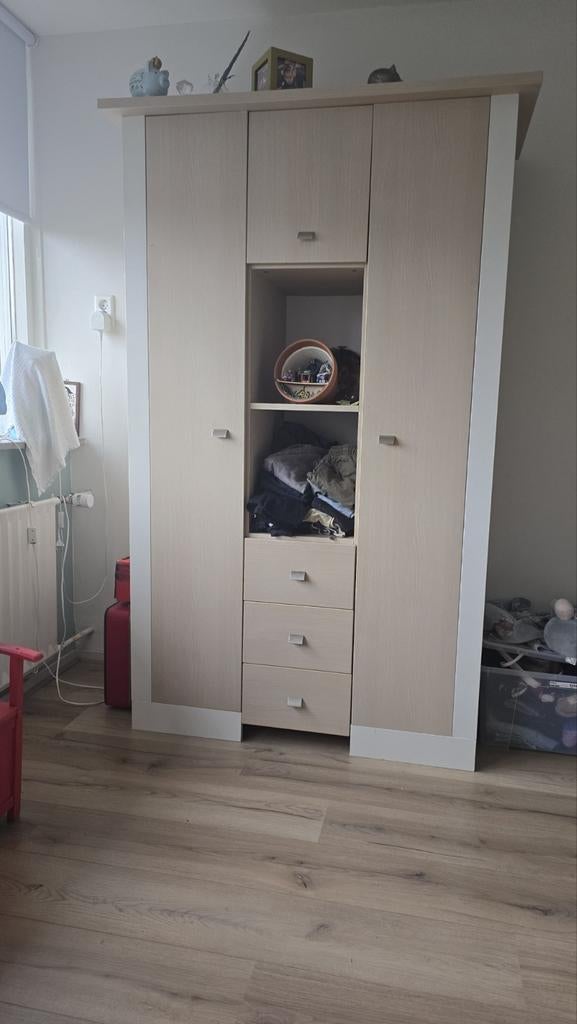 Kledingkast en commode set voor baby-/kinderkamer, Ophalen, Gebruikt, Kast, 50 tot 70 cm