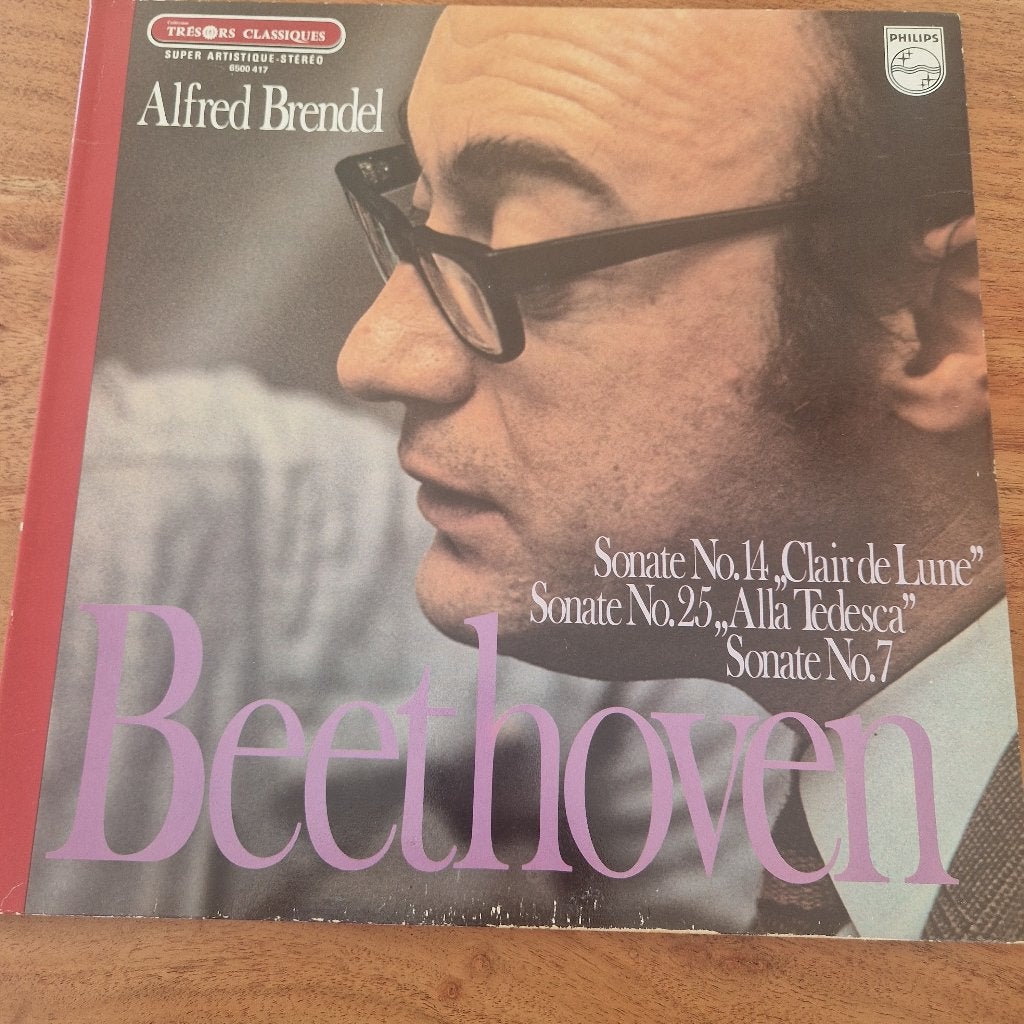 Beethoven:Piano Sonatas Nos.14,25&7—Alfred Brendel—Philips, Kamermuziek, Ophalen of Verzenden, Zo goed als nieuw, Beethoven