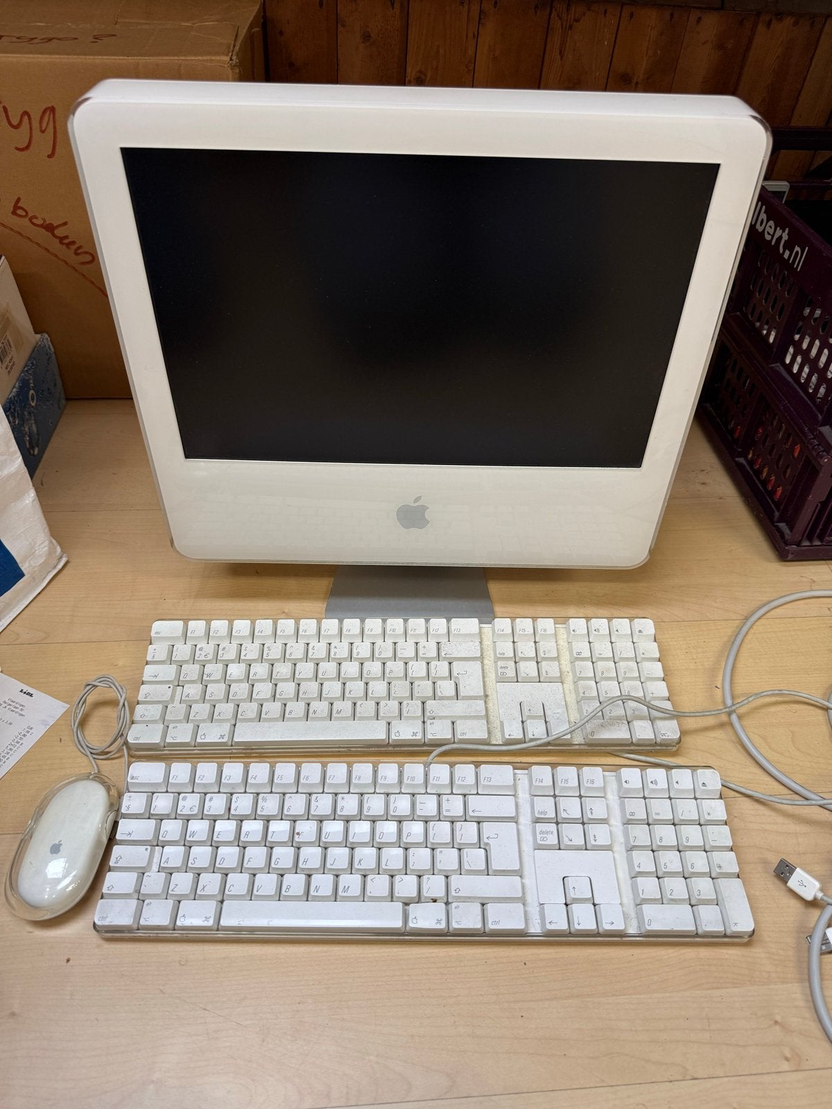 Apple iMac G4 met toetsenbord en muis, Computers en Software, Ophalen, Gebruikt, Minder dan 4 GB, IMac