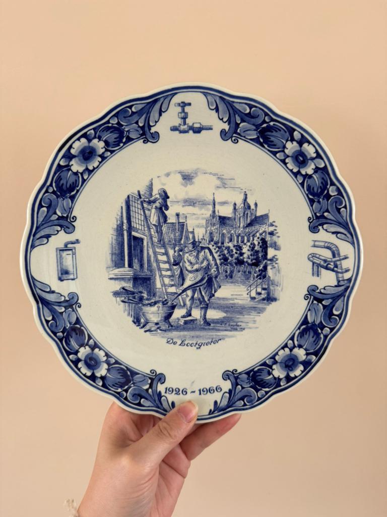 Delftsblauw wandbord Den Bosch, Antiek en Kunst, Antiek | Wandborden en Tegels, Ophalen of Verzenden
