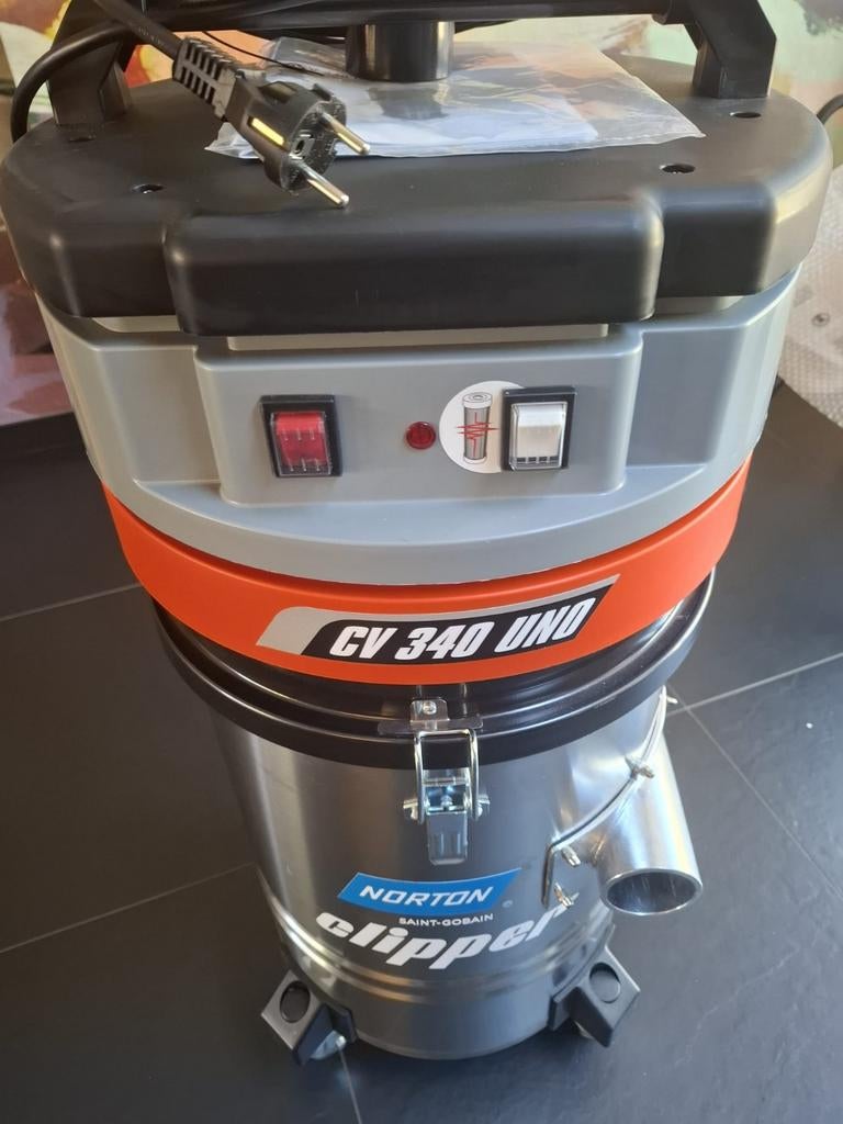 Norton Clipper CV 340 UNO stofzuiger, Ophalen, Waterstofzuiger, Reservoir, 1600 tot 2000 watt