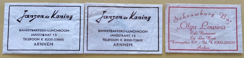 Arnhem gesorteerd op J O 410, Verzenden