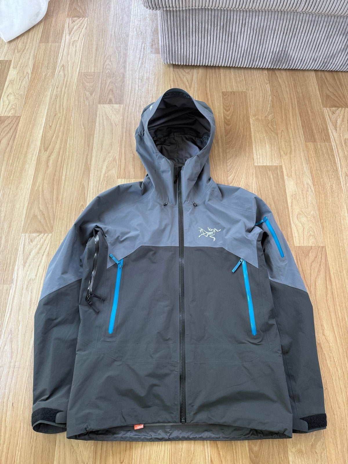 Arc’teryx Rush Jacket Gore-Tex Pro heren S, Ophalen of Verzenden, Gedragen, Maat 46 (S) of kleiner, Grijs