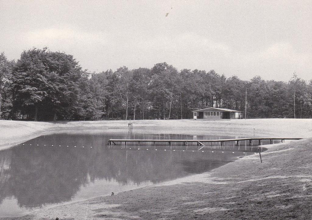 lemelerveld  zwembad heidepark, Verzamelen, Ansichtkaarten | Nederland, Ophalen of Verzenden, Voor 1920, Noord-Brabant