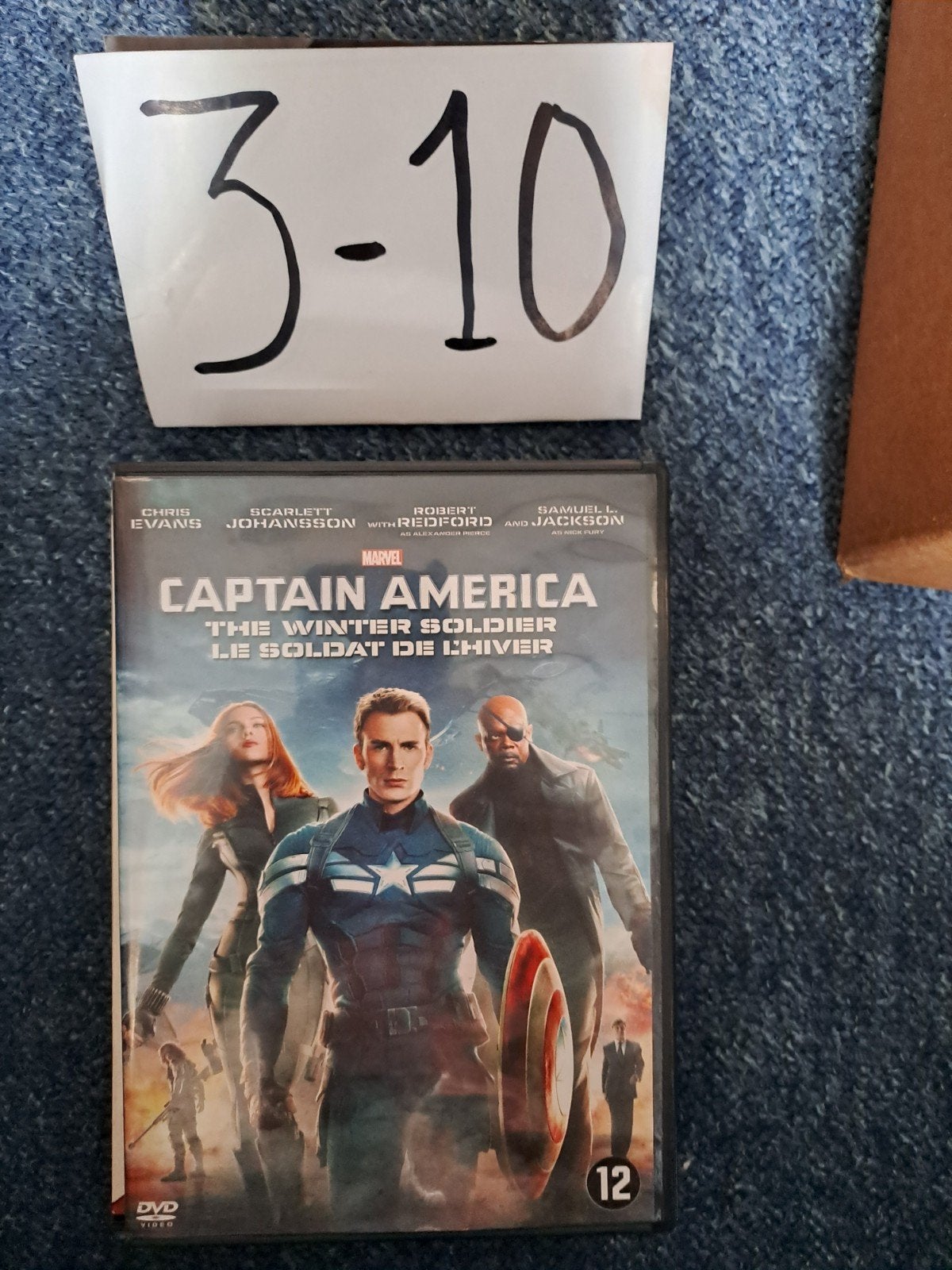 Captain America: The Winter Soldier DVD, Cd's en Dvd's, Vanaf 12 jaar, Ophalen of Verzenden, Zo goed als nieuw, Actiethriller