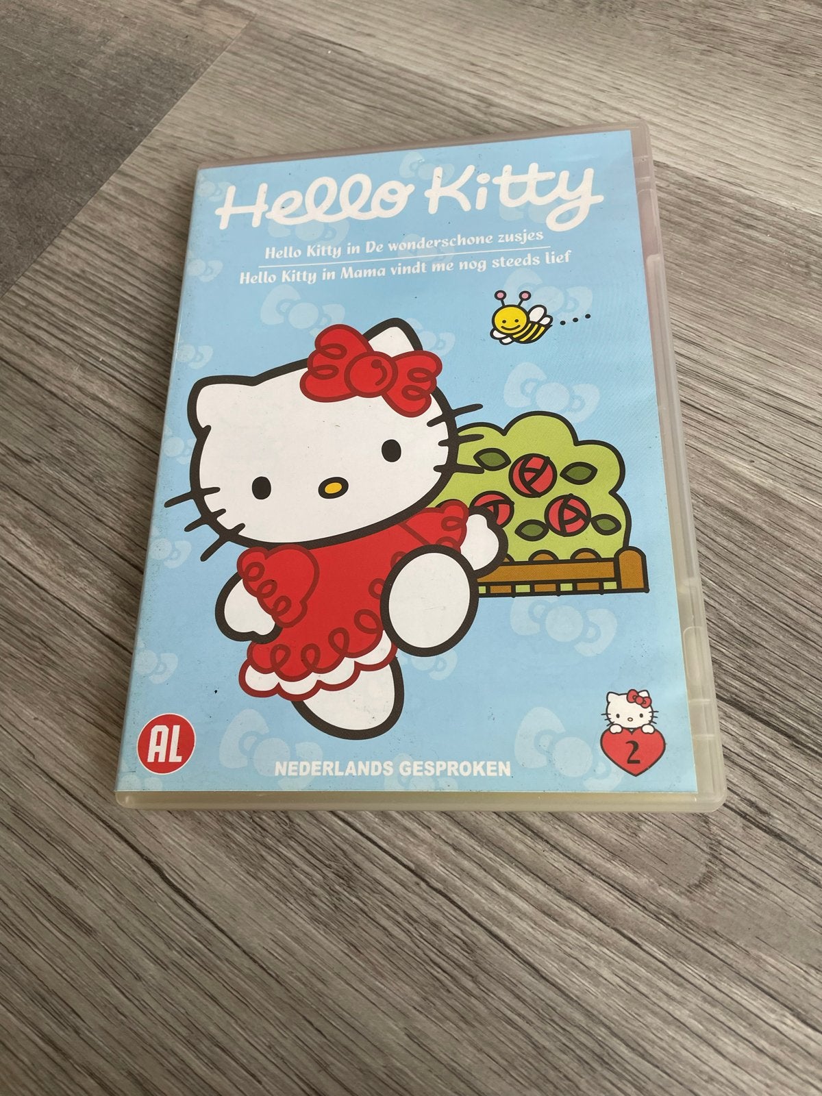 Hello Kitty DVD - De Wondermooie Zusjes & Mama vindt me lief, Alle leeftijden, Zo goed als nieuw, Familie, Film