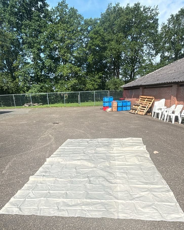 Nieuwe afdekzeilen, meerdere beschikbaar, Doe-het-zelf en Verbouw, Zeil en Folie, Ophalen of Verzenden, Nieuw, 10 tot 15 m², Zeil