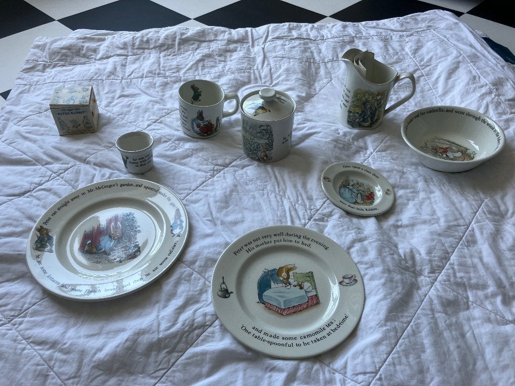 Wedgwood kinderservies Peter Rabbit, Ophalen, Overige materialen, Gebruikt, Overige typen