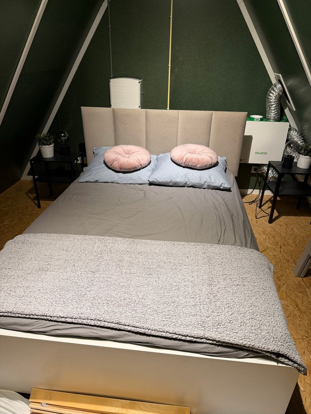 Ikea bed 140x200 met goed matras, Huis en Inrichting, Slaapkamer | Bedden, Ophalen, Gebruikt, Wit, Tweepersoons