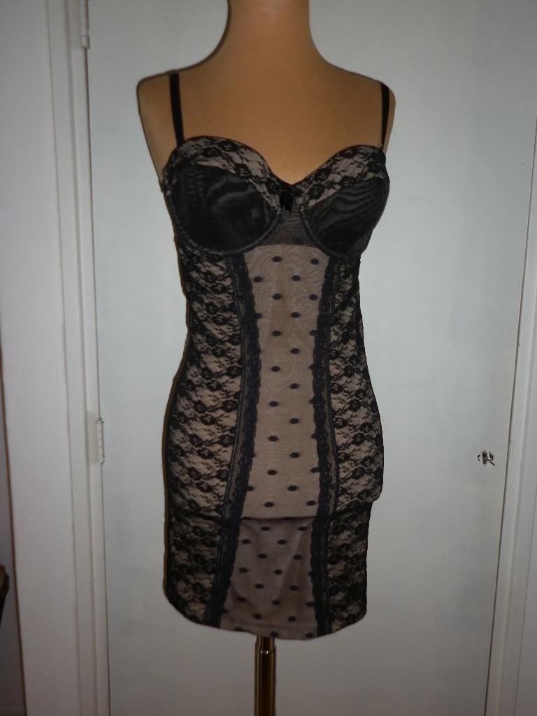 slipdress maat small, Kleding | Dames, Verzenden, Zwart, Overige typen