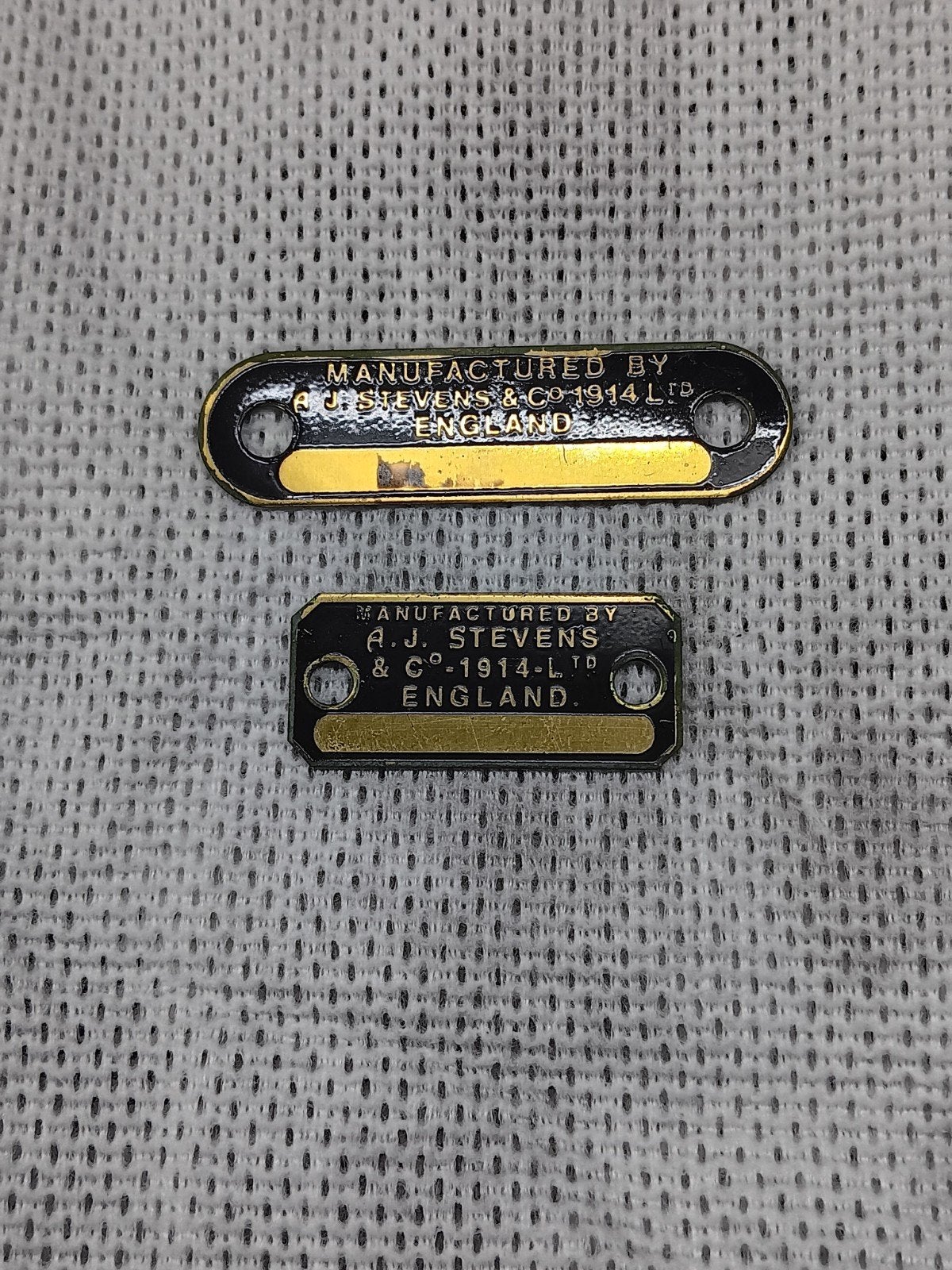 Ajs frame en motor plaatje, Ophalen of Verzenden, Nieuw