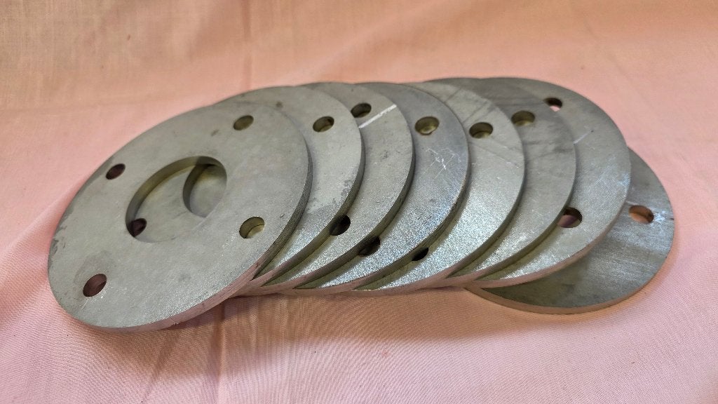 RVS Flens - Flenzen 135x53x6, dstc105, 4x ø11, Ophalen of Verzenden, Nieuw