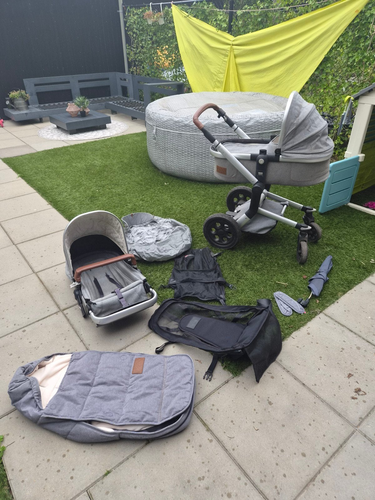 Joolz Day 1 3 in 1 Combiwagen met reiswieg en accessoires, Ophalen, Gebruikt, Overige merken, Met reiswieg