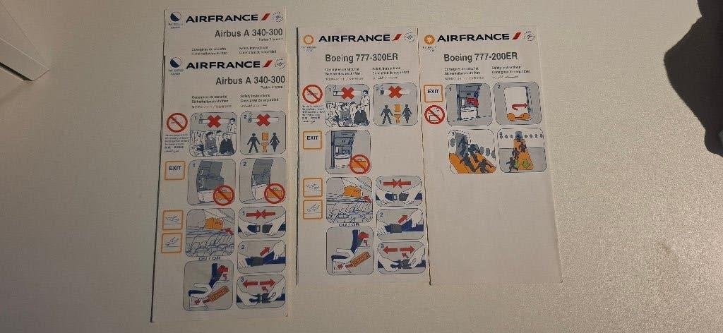 Safety on Board - Air France | Diverse toestellen, Verzamelen, Ophalen of Verzenden, Gebruikt, Overige typen