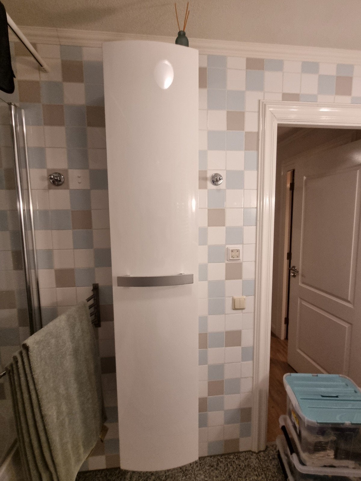 kolom kast badkamer, Huis en Inrichting, Ophalen, (Half)hoge kast, Minder dan 50 cm, 150 tot 200 cm