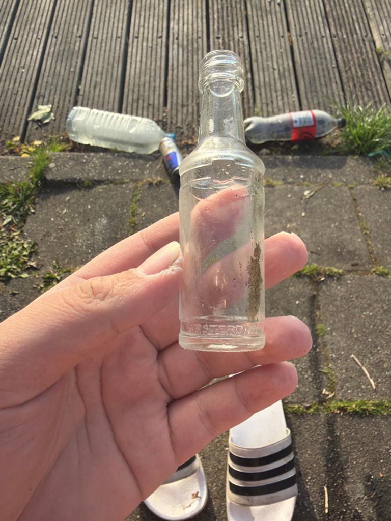 Vintage Erven Lucas Bols flesje - licht beschadigd, Ophalen