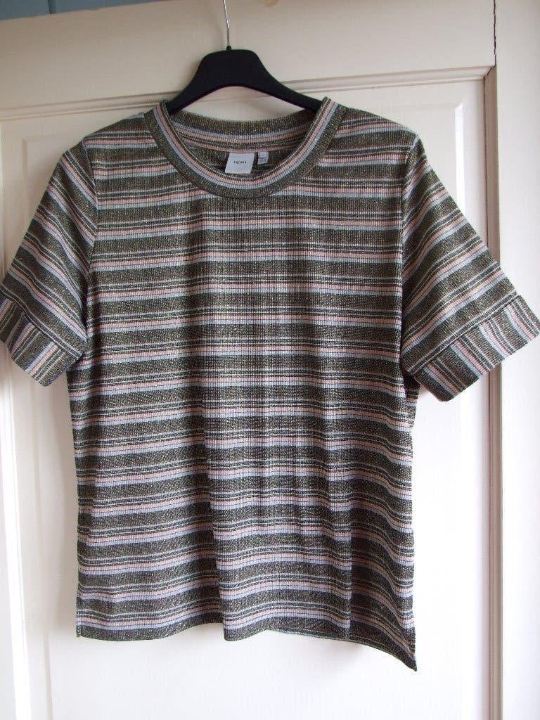 Ichi zgan top met goud glittertje maat XL, Kleding | Dames, Tops, Meerkleurig, Maat 42/44 (L), Ophalen of Verzenden, Zo goed als nieuw