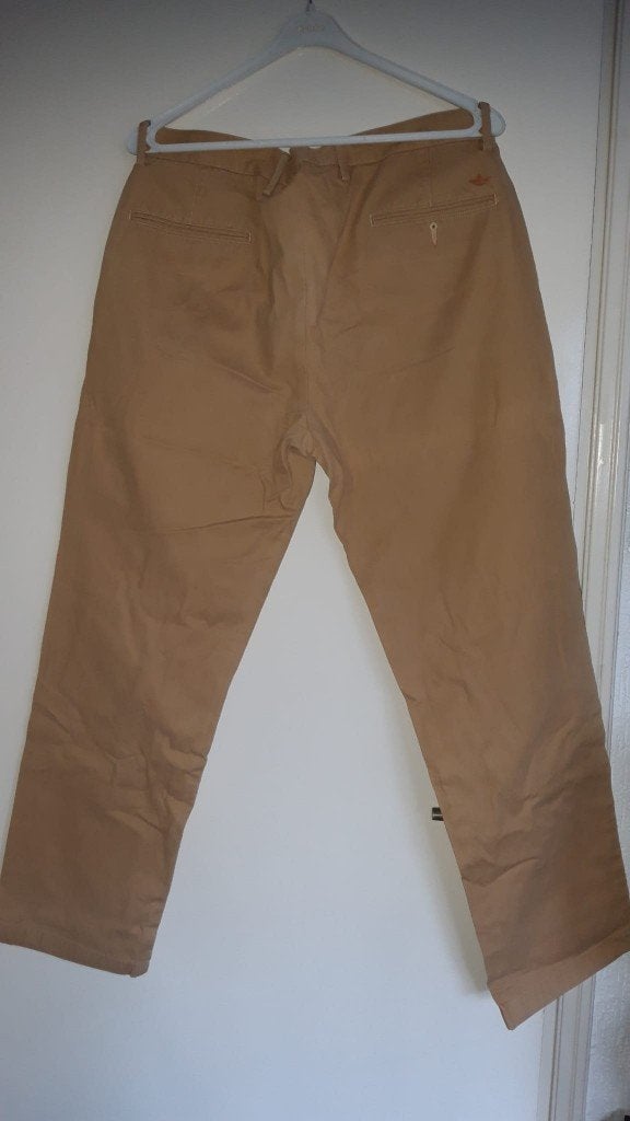 Zeer nette  DOCKERS Chino Pantalon bruin Beige 52 W36 L34, Verzenden, Gedragen, Maat 52/54 (L), Beige