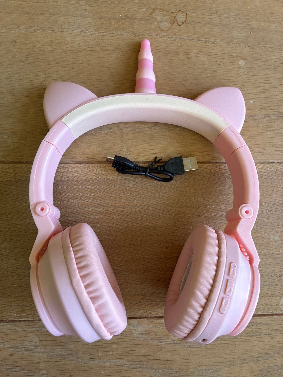 Roze Eenhoorn Koptelefoon - Draadloos en Over-ear, Overige merken, Bluetooth, Roze, Ophalen of Verzenden
