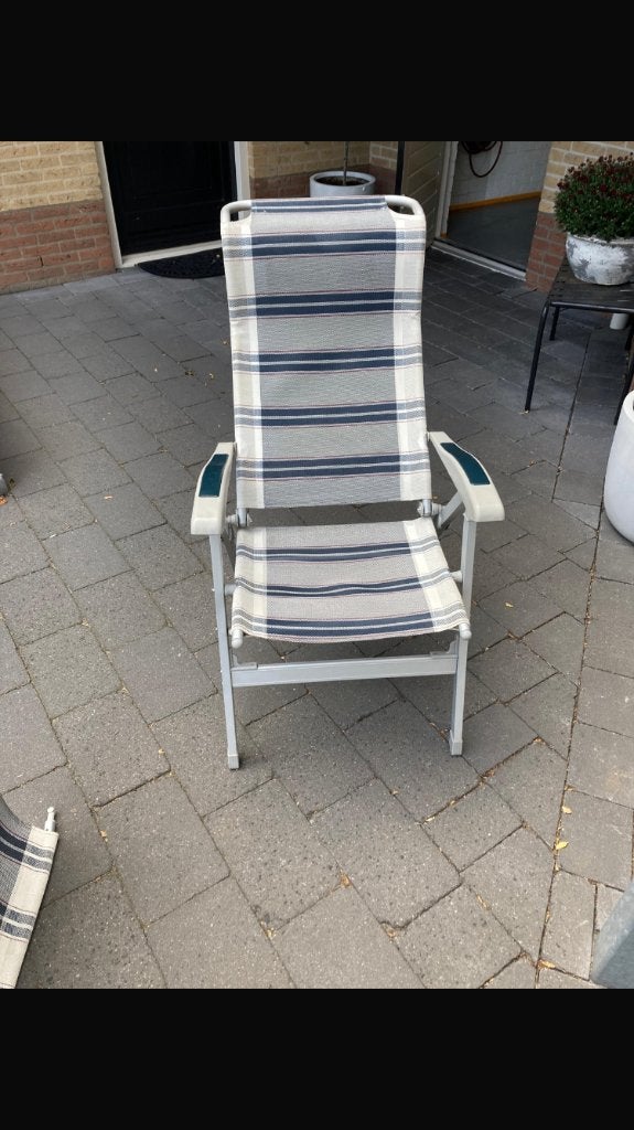 Camping stoelen 4 stuks, Caravans en Kamperen, Ophalen, Gebruikt, Campingstoel