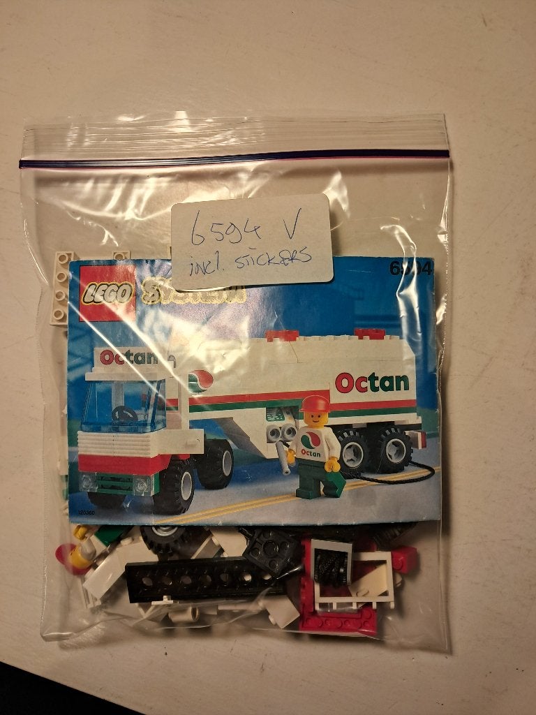 Lego System 6594 Octan Tankwagen met instructies, Lego, Ophalen of Verzenden, Inclusief instructies, Complete set