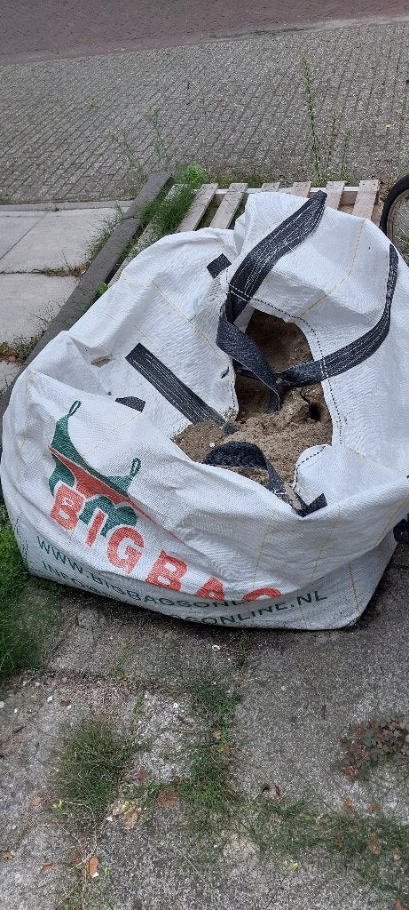 Gratis straatzand, Ophalen, Gebruikt