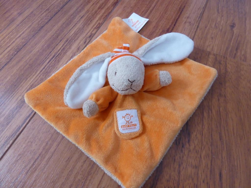 Oranje knuffeldoek van baby Folly (1.1), Oranje, Overige merken, Overige typen, Ophalen of Verzenden