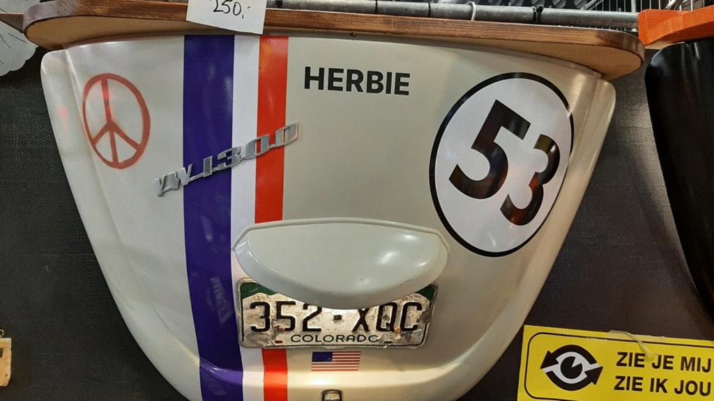 VW kever Achterklep muur decoratie Mancave, Auto-onderdelen, Carrosserie en Plaatwerk, Ophalen, Gebruikt, Achterklep