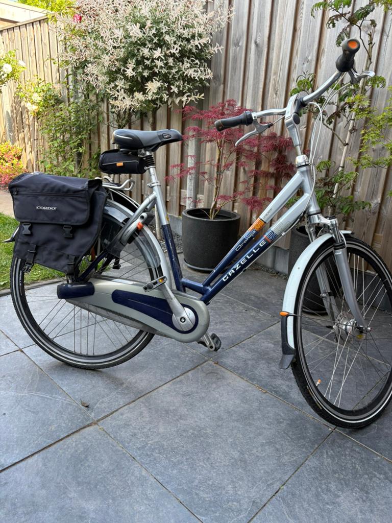 Gazelle dames fiets, Fietsen en Brommers, Fietsen | Dames | Damesfietsen, Ophalen, 47 tot 50 cm, Versnellingen, Zo goed als nieuw