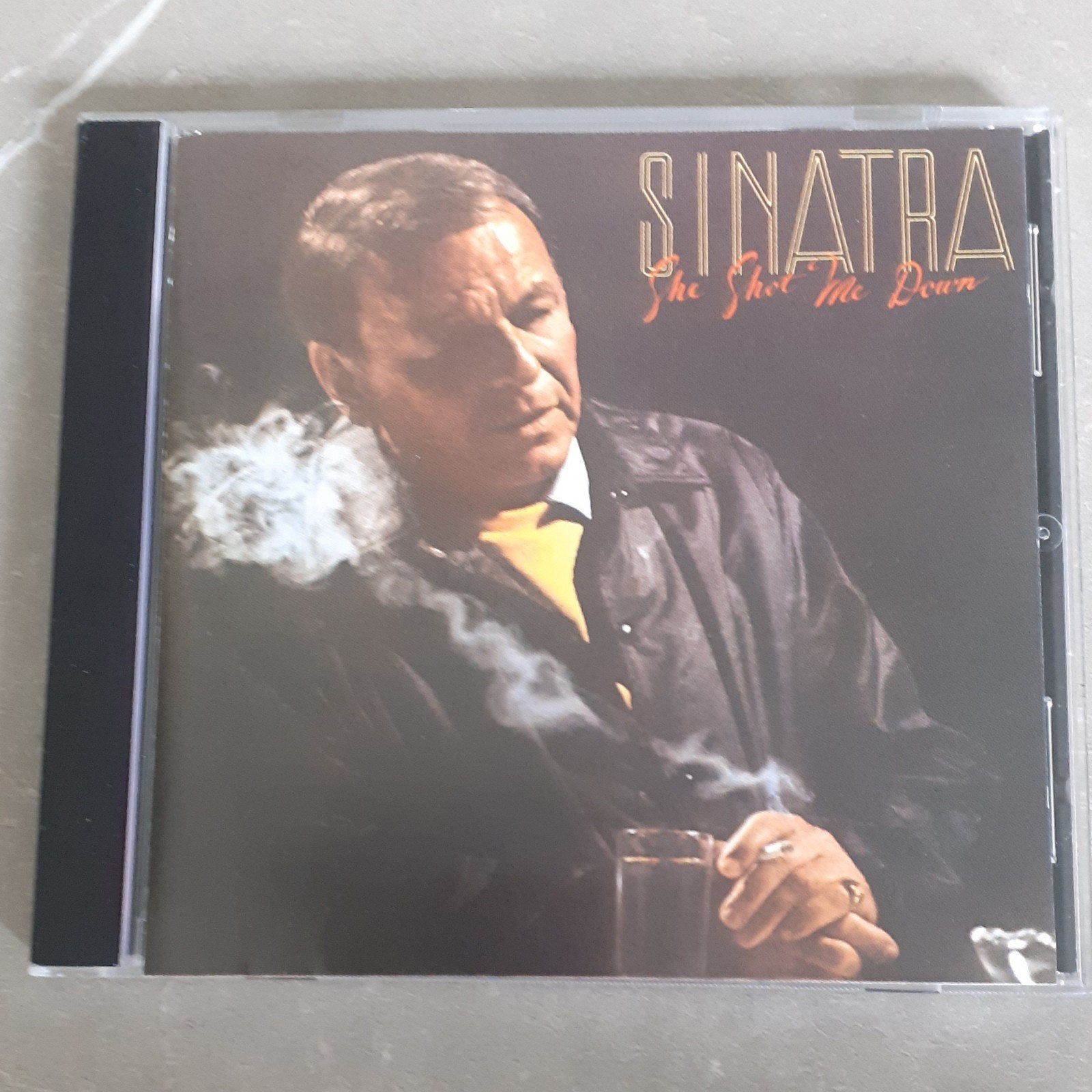 Frank Sinatra - She Shot Me Down (1981), Ophalen of Verzenden, Zo goed als nieuw, Album, Inclusief doosje