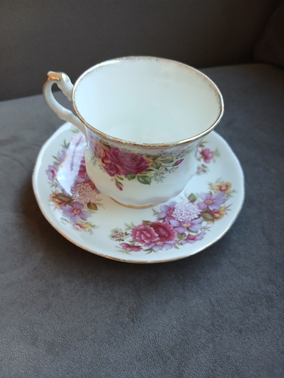 Queen Anne Queens Bone China Kop en Schotel H 470, Ophalen of Verzenden