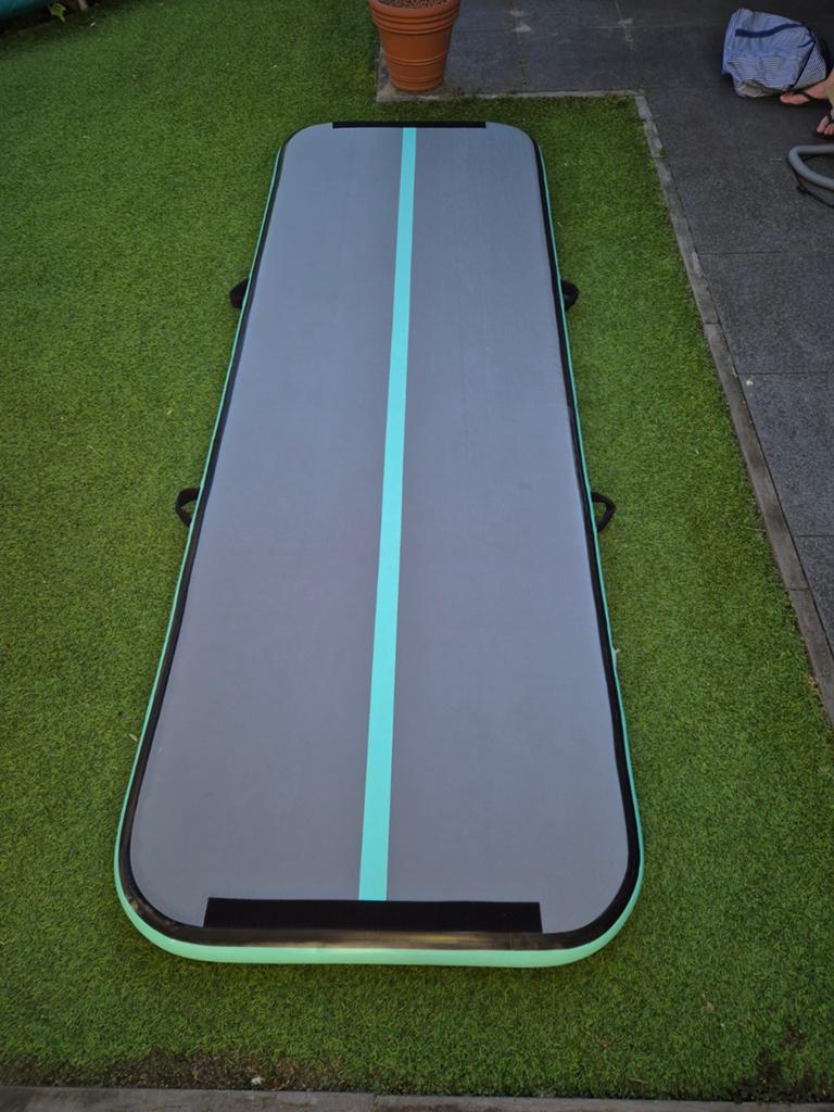 Airtrack 12 springs 3x1 mtr (hoogte 10cm), Sport en Fitness, Ophalen, Gebruikt