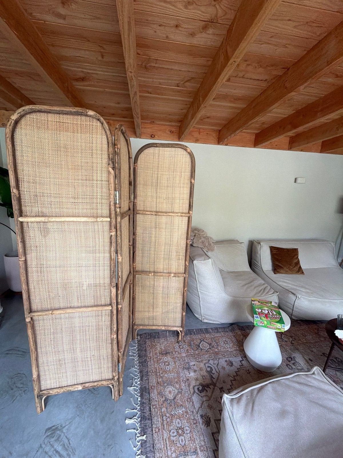 Rotan kamerscherm boho 180 cm hoog, 150 breed, Huis en Inrichting, Ophalen of Verzenden, Zo goed als nieuw