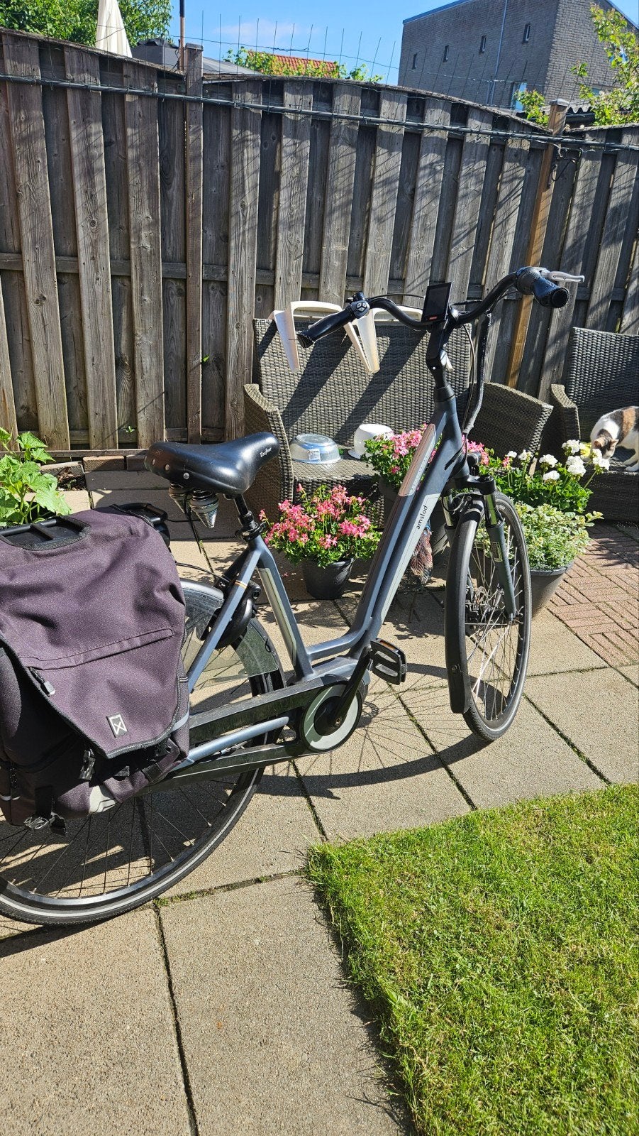 Elektrische Fiets (1070 km) Amslod Wellington MX m400, 47 tot 50 cm, Versnellingen, Ophalen of Verzenden, Zo goed als nieuw