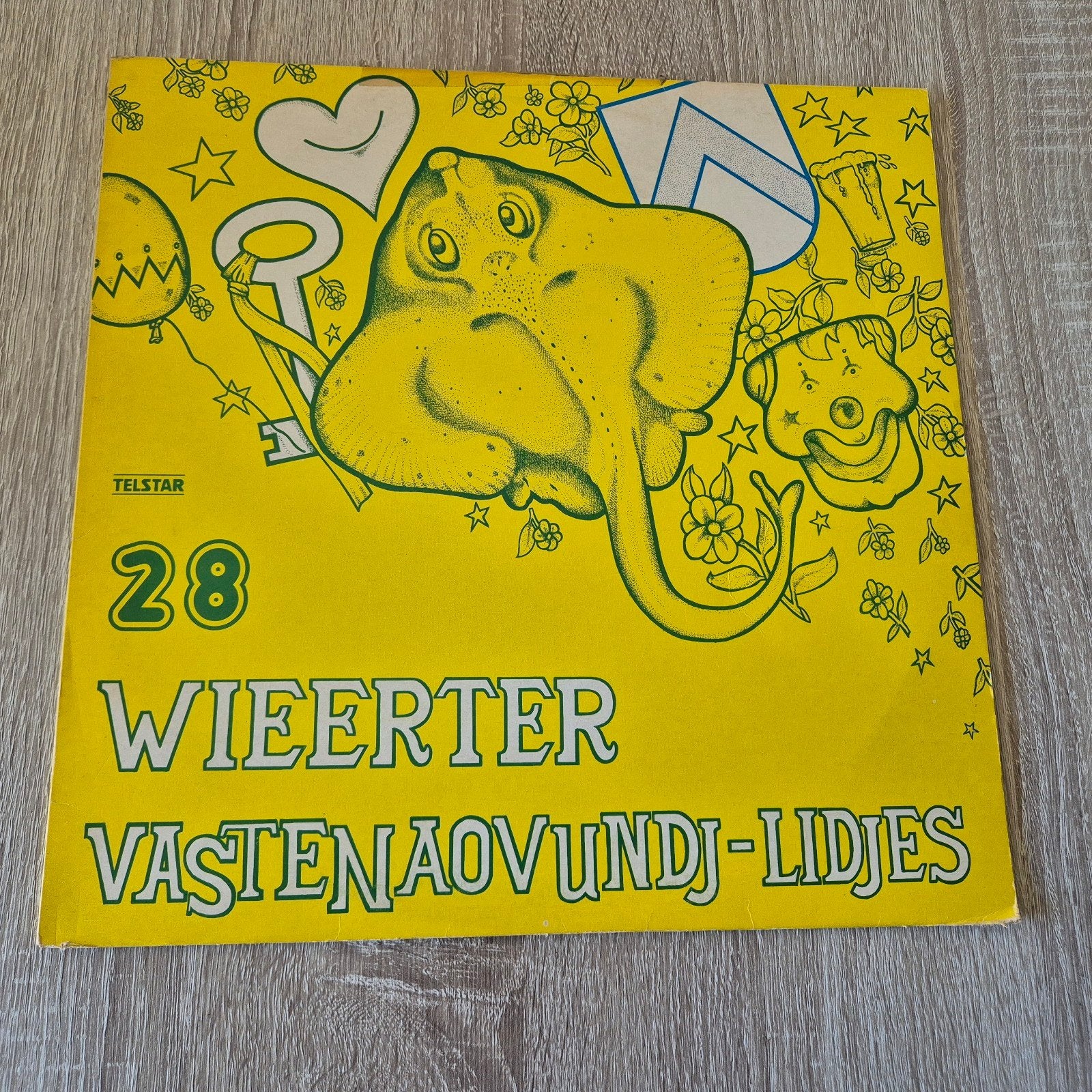 28 Wieerter Vastenaovundj-Liedjes LP - Telstar Populair, Cd's en Dvd's, Vinyl | Nederlandstalig, LP, Gebruikt, Ophalen of Verzenden