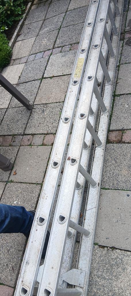 ladder, Ophalen, Gebruikt, Ladder, Opvouwbaar of Inschuifbaar
