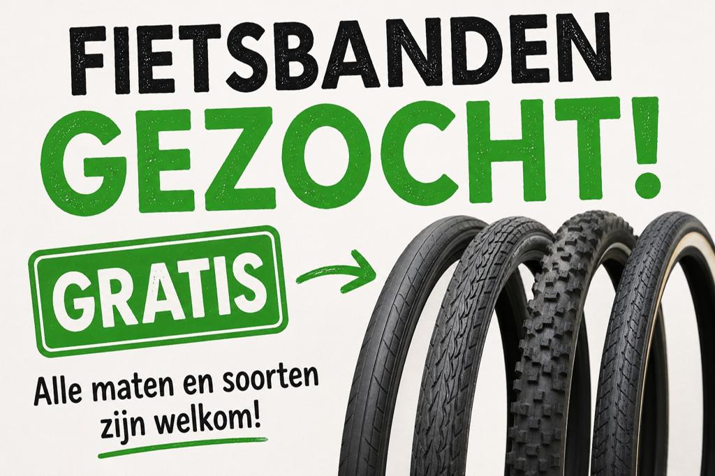 Fietsbanden gezocht alle maten en staten zijn welkom, Ophalen of Verzenden