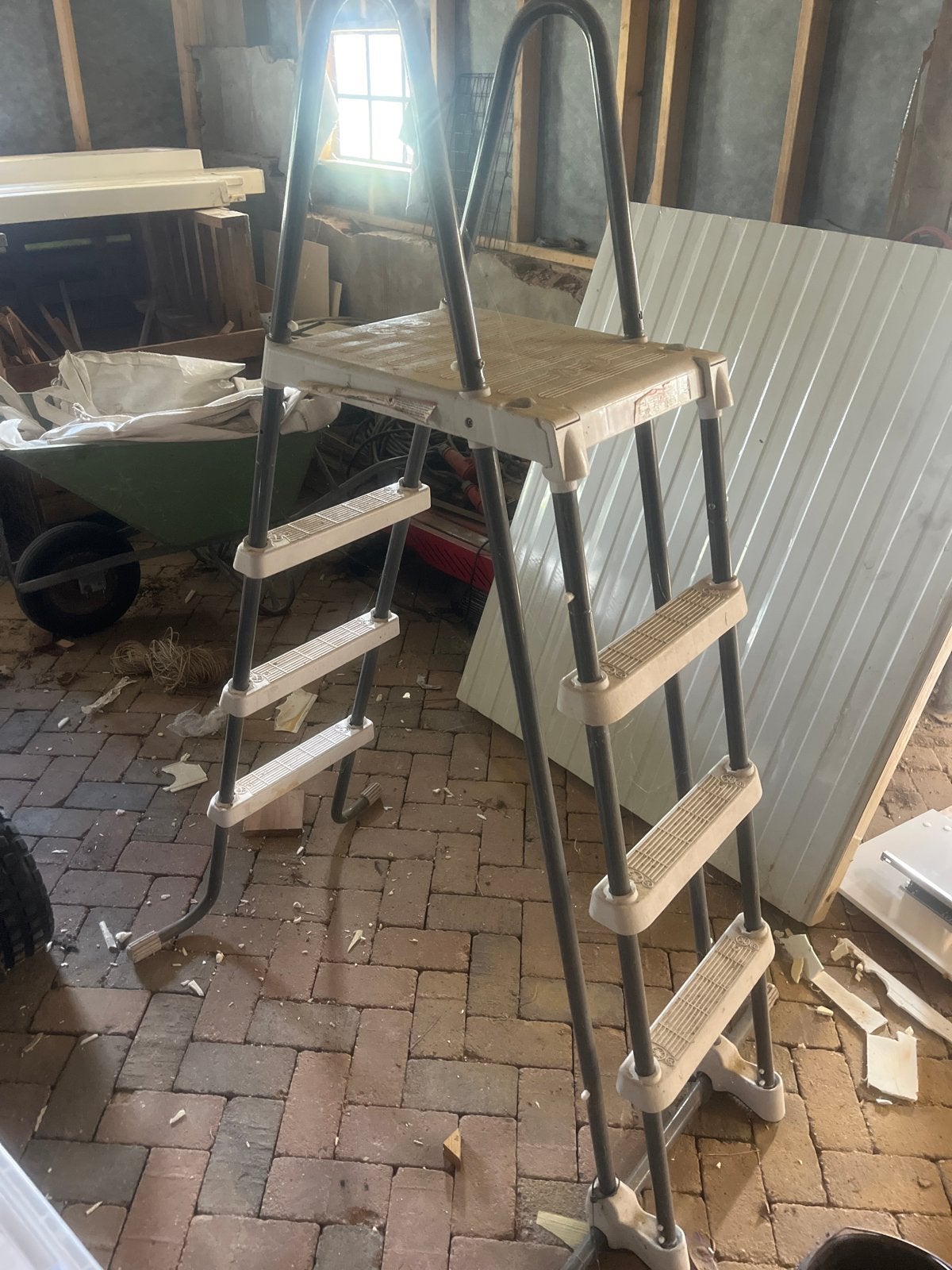 Teab Zwembadtrap - Stevige en veilige toegang tot uw zwembad, Tuin en Terras, Ophalen, Gebruikt, Ladder