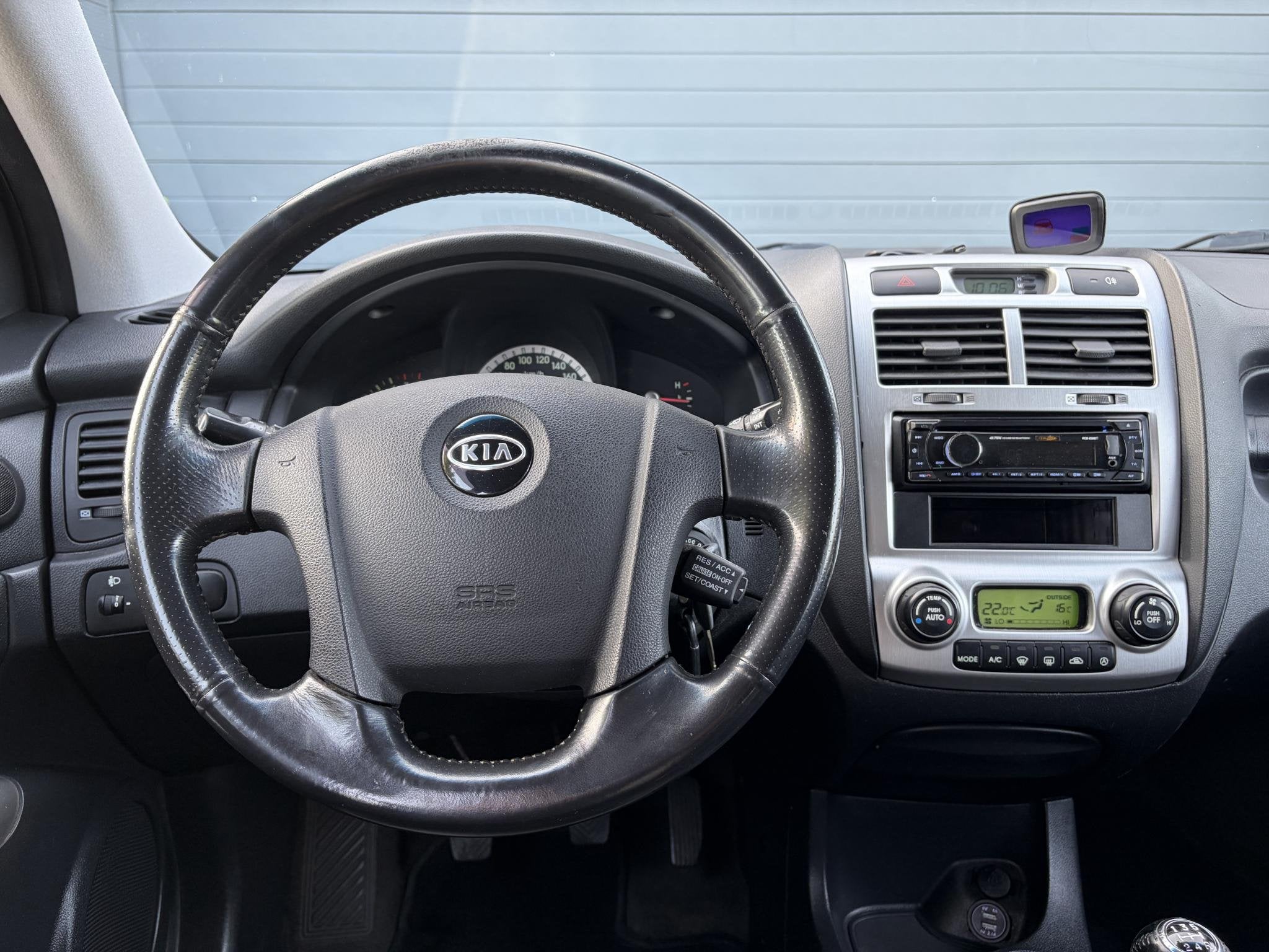 Kia Sportage 2.0 CVVT X-pression ✓2e Eigenaar✓Trekhaak, Auto's, 1442 kg, Gebruikt, 4 cilinders, Zwart