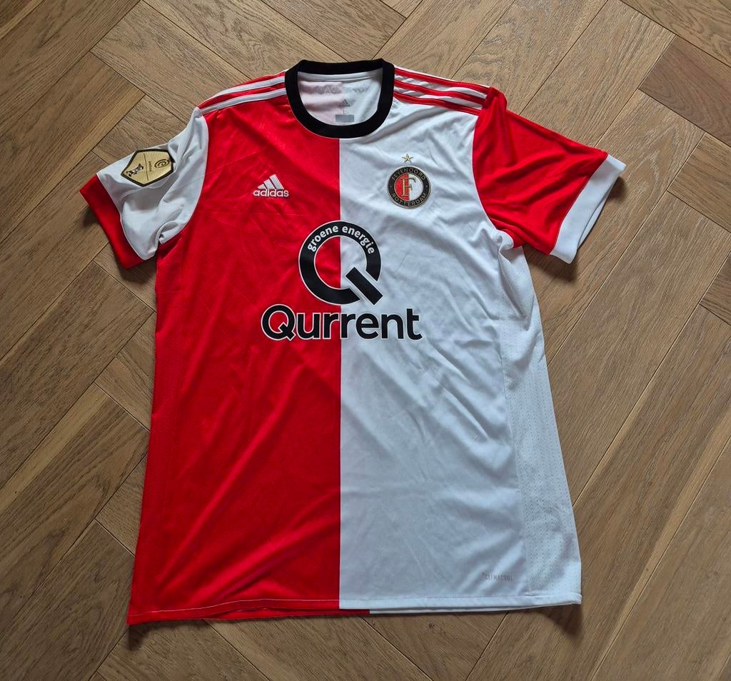 Feyenoord Thuisshirt 2017-2018 Maat L Nieuw Eredivisie Badge, Maat 52/54 (L), Nieuw, Ophalen of Verzenden, Adidas