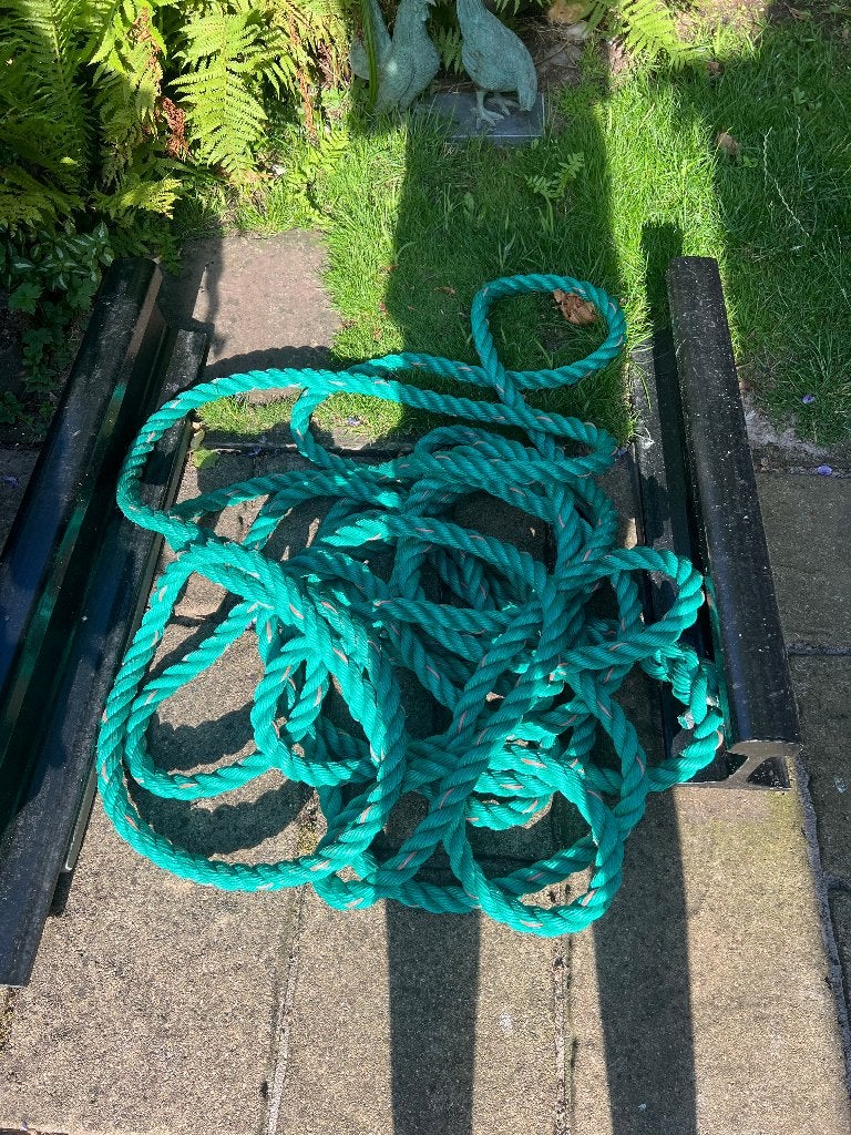 scheepstouw 15 meter polyester, Ophalen, Zo goed als nieuw, Overige typen