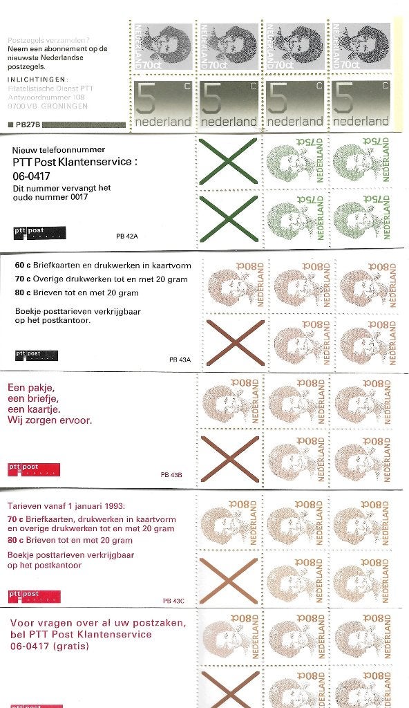 Ndi Uitzoeken € 0.25 per boekje, Ophalen of Verzenden, Postfris
