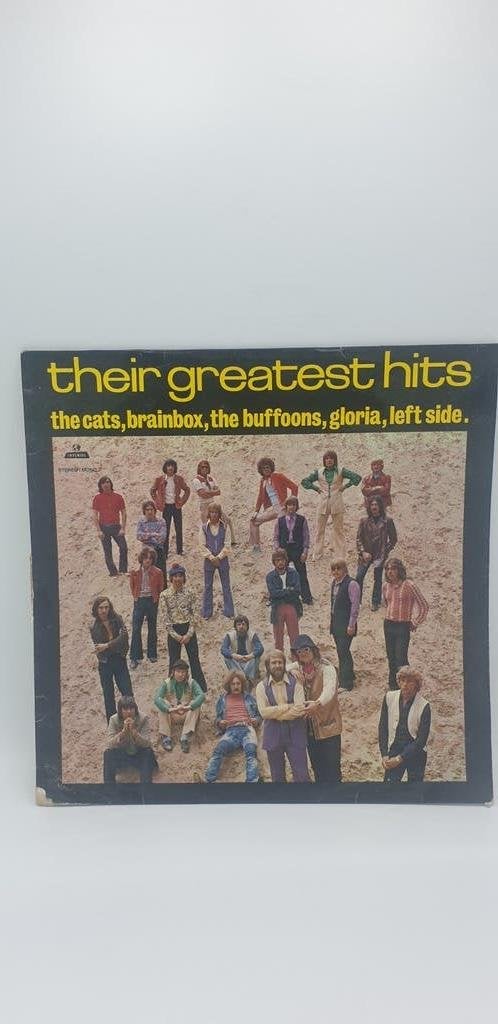 Their Greatest Hits - The Cats, Brainbox The Buffoons, Glor, LP, Gebruikt, Pop, Ophalen of Verzenden